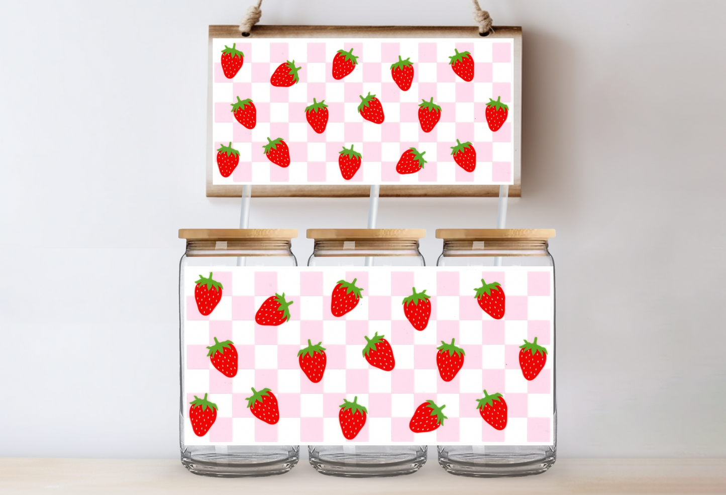 85 - Checkered Strawberries