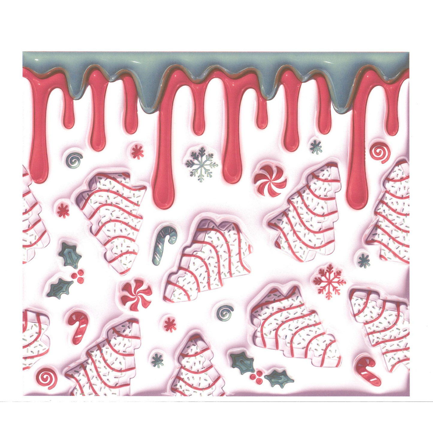 8 - Christmas Cake (Sublimation)
