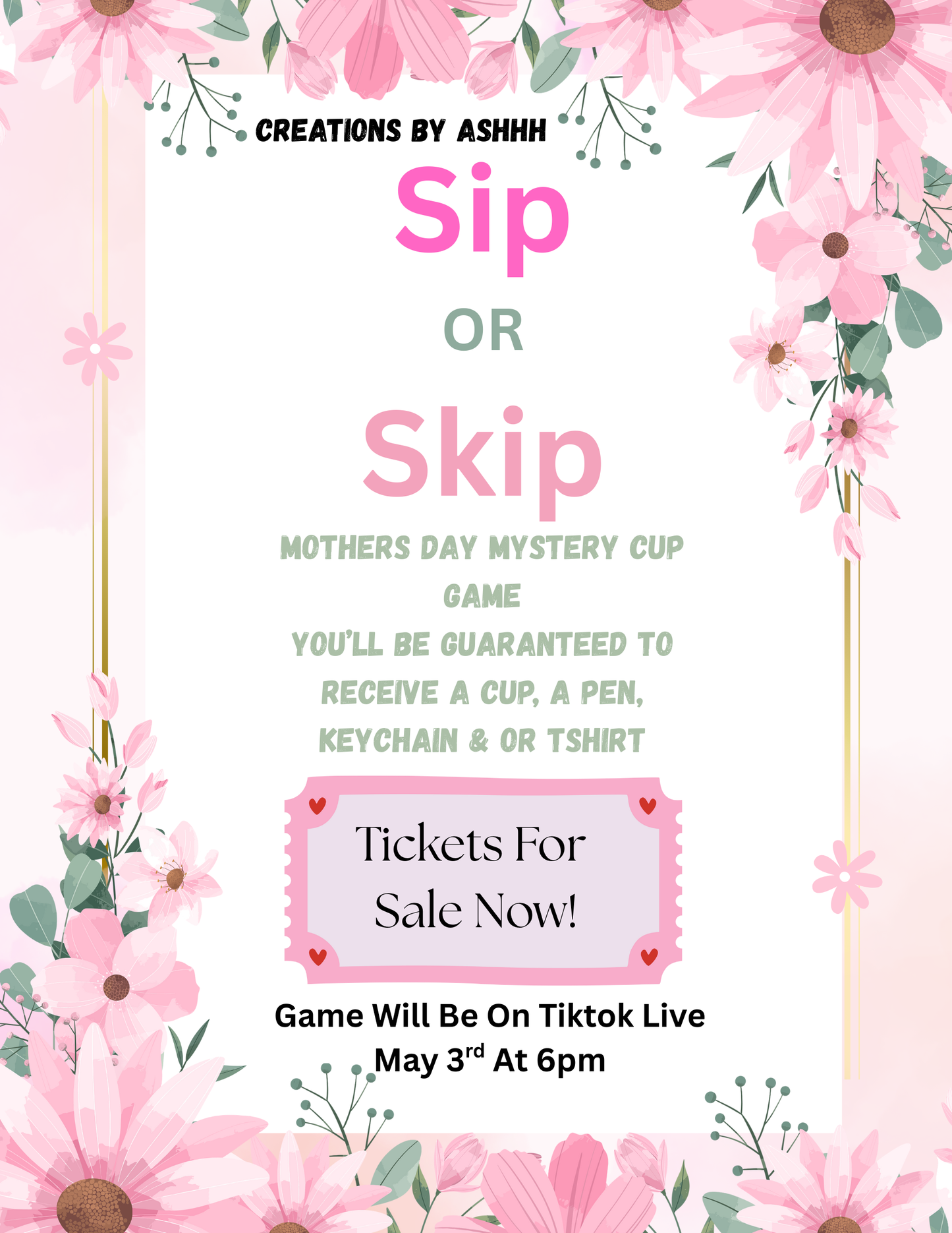 TikTok Live Event May 3rd, 2025