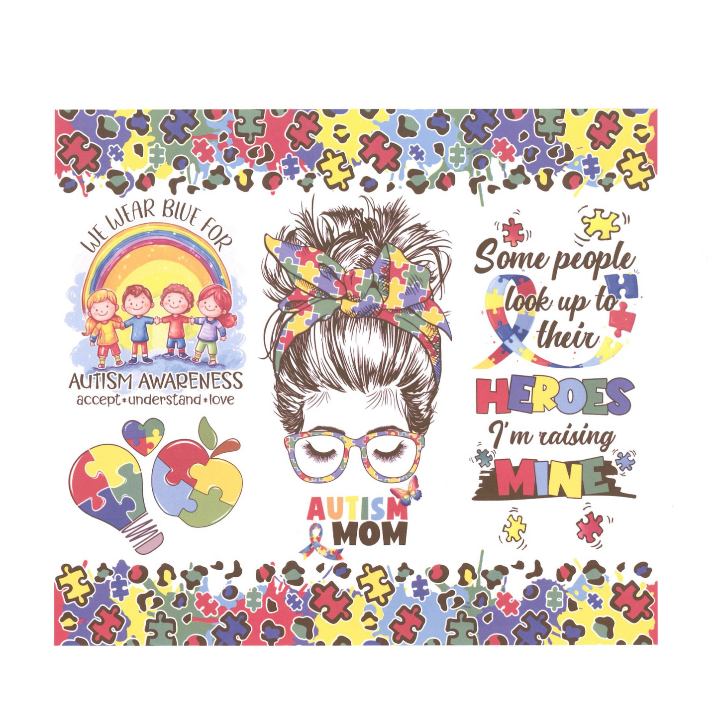 5 - Autism Mom (Sublimation)